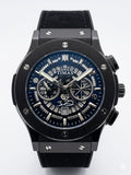 Timas "Stealth" Skeleton – Carbon Black & Electric Blue