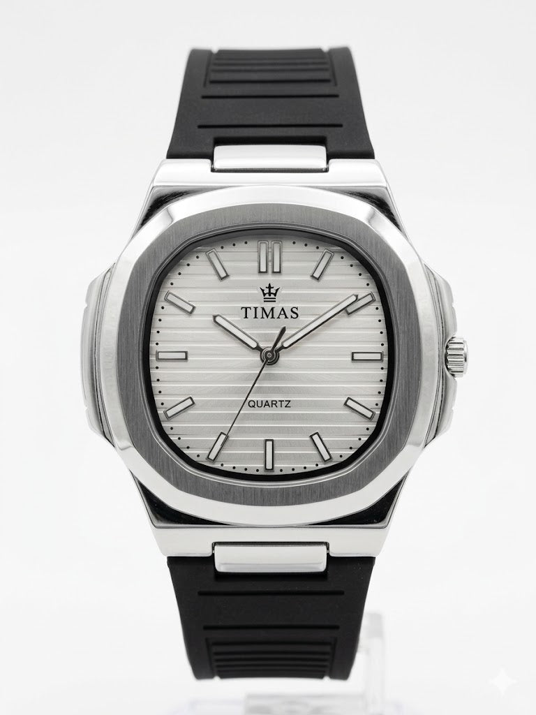 Timas "Silver Horizon" – Stealth Steel Octagon